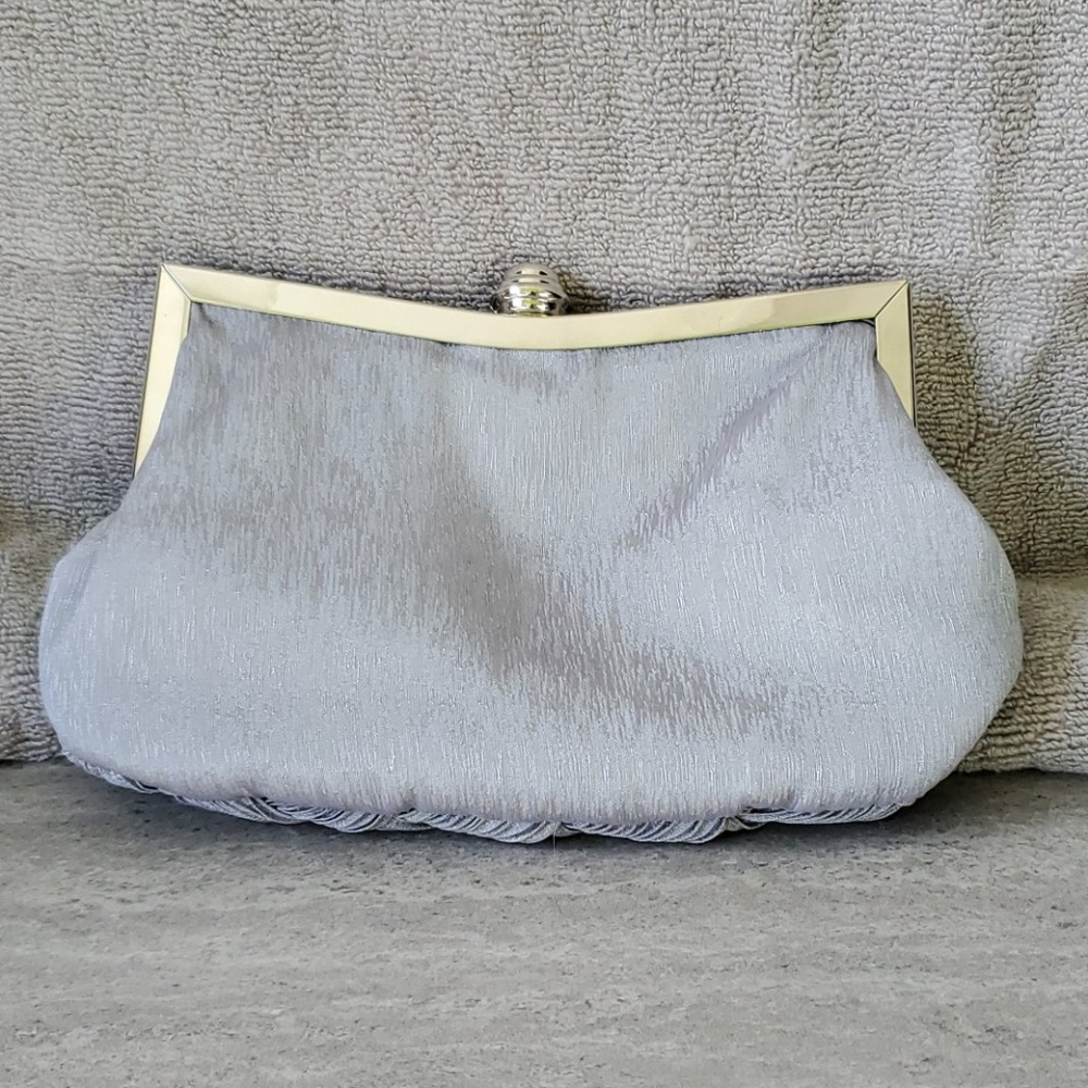 Silver Clutch Purse - Picture 11 of 12